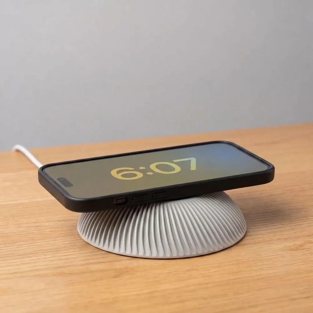MagSafe iPhone Charger Included, Modern Flat Wireless Charging Dock